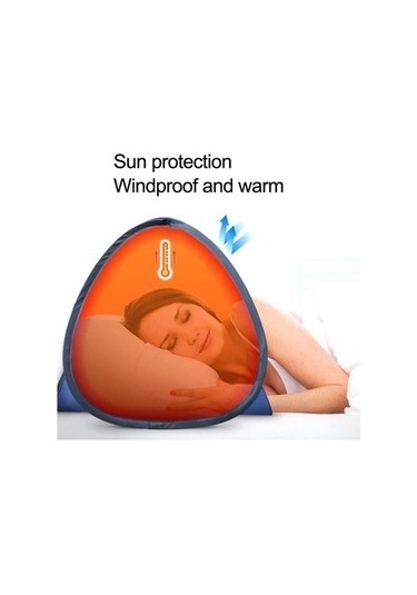 Prestigegoods İç Dış Otomatik Güneşlik Kafalık Çadırı M 70x50x45cm Karpuz Yeşil Yeşil