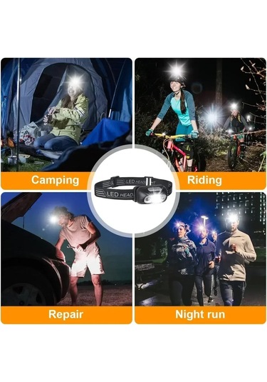 Liangmei Güçlü Işık Far Mini Led Gece Balıkçılık Güçlü Torch