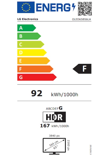 LG OLED65B56LA 65'' 165 Ekran Uydu Alıcılı 4K Ultra HD Smart webOS OLED TV