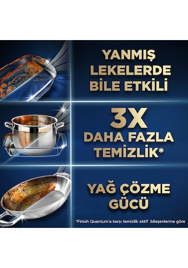 Finish Ultimate Plus Hepsi Bir Arada Limon Bulaşık Makinesi Deterjanı Tableti 60 Kapsül