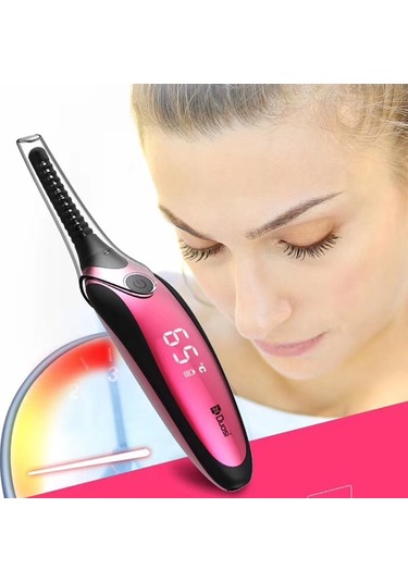 Sones Duosi Dy-102 Taşınabilir Kalem Stili Isıtmalı Uzun Ömürlü Elektrikli Ütü Kirpik Kıvırıcısı Usb Şarj Edilebilir Elektrikli Isıtmalı Makyaj Kıvırma Klipsi