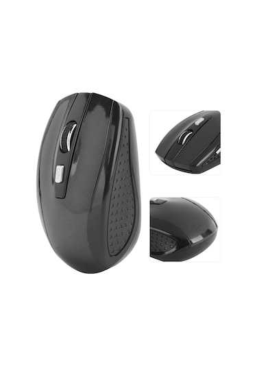 Yuntech01 2.4ghz Kablosuz Optik Fare, 1600dpı Ayarlanabilir, Sessiz Tıklama, Ergonomik Tutuş, 8m Menzil, Ofis/oyun, 8 Renk Seçeneği Pil Yok