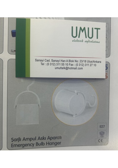 Şarjlı Ampul Askı Aparatı