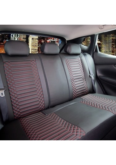 Volkswagen Touran Lüx Deri Oto Koltuk Kılıfı Ön/Arka Set (493905207)