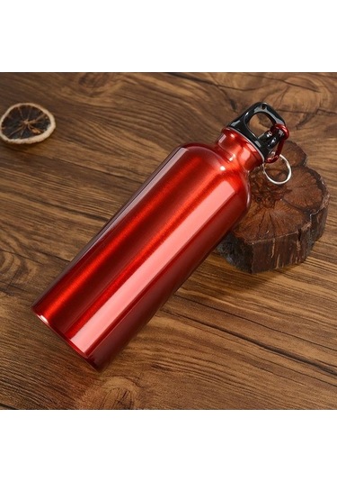 Açık Spor Alüminyum Su Şişesi Taşınabilir Su Bardağı Dağcılık Kanca Küçük Ağız Tek Katmanlı Bardak 3 Çok Renkli Çok Renkli