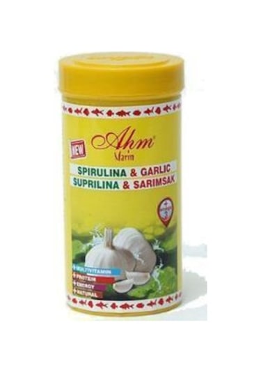 Ahm Marin Spirulina Garlic Sarımsaklı Yem 100ml / 50gr.