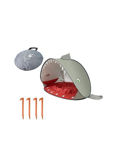 Bebek Havuzlu Plaj Çadırı, 50+ Upf Uv Korumalı Su Geçirmez Çocuk Çadırı Gri Gri