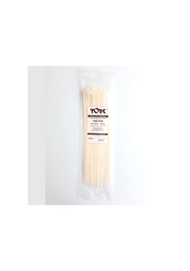 Tork Beyaz Kablo Bağı 4.8X370