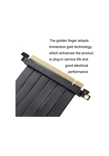 Novahub Pcı-e 3.0 16x 180 Grafik Kartı Uzatma Kablosu Adaptör, 15cm Uzunluk