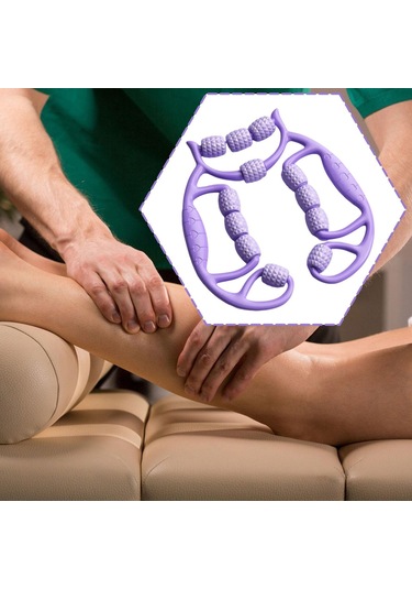 Suntek Bacak Masaj Aleti Hediyesi Derin Doku Masajı Egzersizi Mor