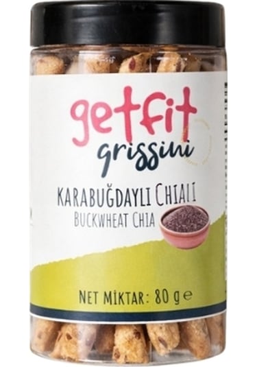 Getfit Karabuğdaylı Chialı Grissini 80 Gr