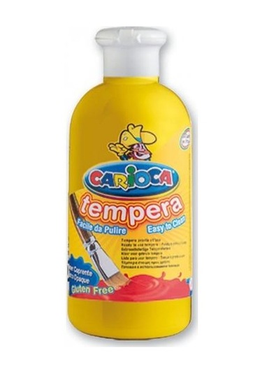 Carioca Tempera Suluboya Süper Yikanabilir Sari 250 Ml.