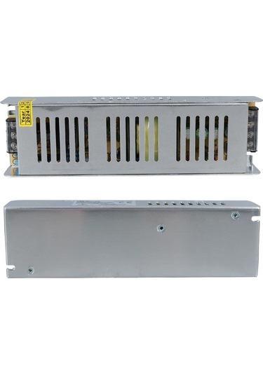Ledx Aln-m12165s 12 Volt 16.5 Amper 200 Watt Slim Metal Kasa Adaptör 200x60x40mm