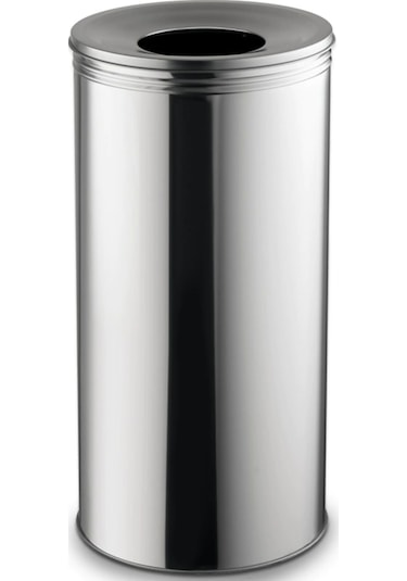 Safell Paslanmaz Çöp Kovası Çap 30 Boy 65 Paslanmaz Çelik