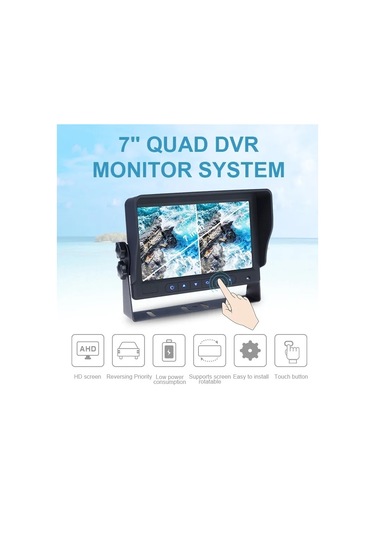 Betoptek Btm710 Ticari Araç Ekranlı 3 Lü Kamera Sistemi