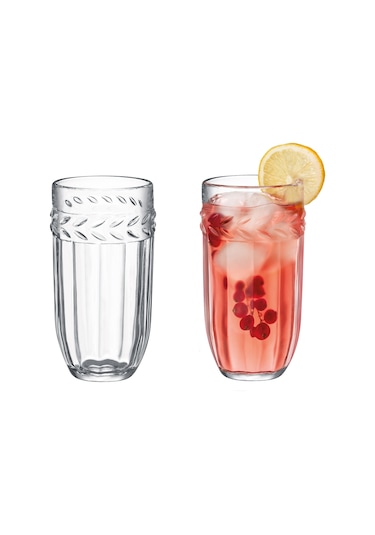 Madame Coco Medeline 4'lü Meşrubat Bardak Seti 350 Ml Bar 42350 Ml-std