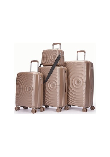 Benetton Trolley Valiz Şampanya Büyük Boy 14bnt8002-01-smp Şampanya Altın