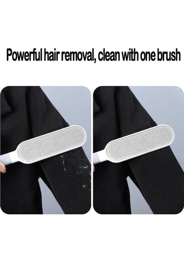 Novahub Gri Giyim Sihirli Lint Temizleyici Statik Woolbrush Pet Saç Çıkarıcı El Işletme Takım Elbise Fırça Ceket Takım Elbise Lint Yeniden Kullanılabilir Temizleme Araçları Gri