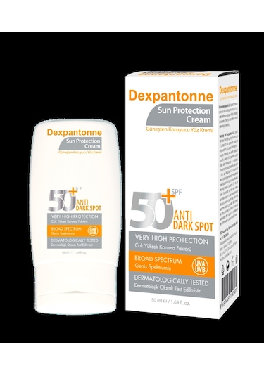 Dexpantonne SPF 50+ Anti Dark Spot Güneş Koruyucu Yüz Kremi 50 ML