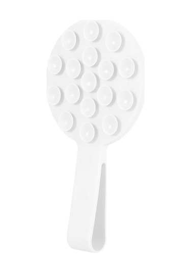 Goldenqian Şeker Renkli Çok Fonksiyonlu Manyetik Evrensel Tutucu Magsafe İphone İçin Uygun Silikon Emme Tutucu Montaj Aynası White White