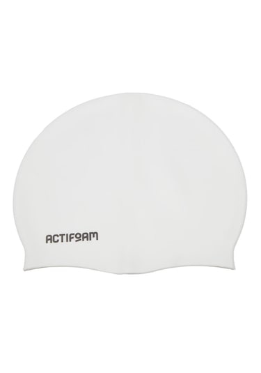 Actifoam Silikon Bone Deluxe Yüzücü Havuz Bonesi/beyaz Beyaz