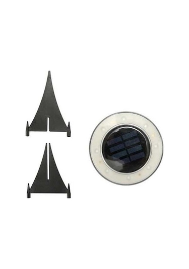 Ebitda Güneş Enerjili Sensörlü Zemin Lamba, 8led, Su Geçirmez, Bahçe Işığı