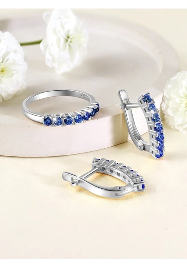 Gold Plaza Jewelry Taşlı Sürgülü Gümüş Fiyanitlı Yüzük 190116523 Gri