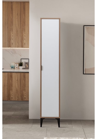 Sarmobi Arden Tek Kapaklı Çok Amaçlı Dolap Beyaz