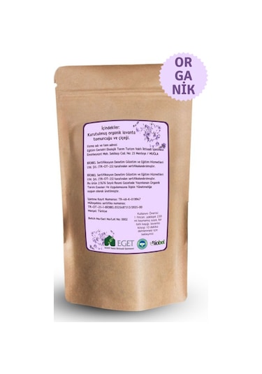 Eget Organik Lavanta Çayı 75 G