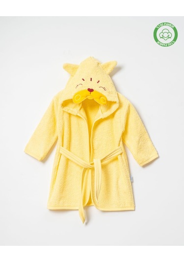 Kedicik Bornoz Sarı
