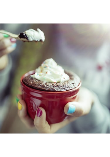 Emile Henry Fırın Kabı Ramekin No.8 Burgundy 2'li Set Kırmızı