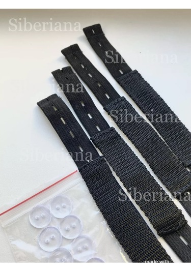 Siberiana Kombinezon Ve Pantolonlar İçin Kumaş Askılar 2 Çift 149051407