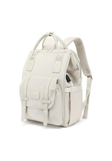 Maoyaya Lzglobal Çok Fonksiyonlu Usb Mumya Çantası Anne Bebek Bakım Çantası Beyaz Beyaz