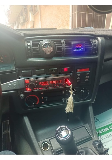 Bmw E34 Dijital Voltmetre Ve Ampermetre Vent Pod