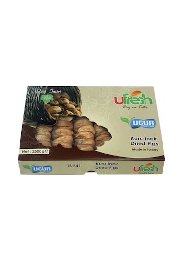 Ufresh Kuru İncir Kutu 2.5 KG