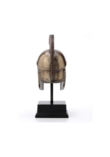 Greek Hoplite Helmet - Antik Yunan Hoplit Piyade Kaskı Stand Biblo Dekor