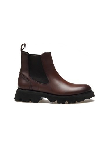 Yaşar Kaşlı Erkek Hakiki Deri Chelsea Günlük Bot 40-44 24k Ykö-20285 M Kahve Kahve Kahverengi