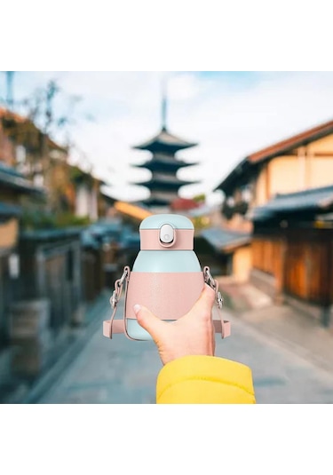 Suntek Spor Yetişkin Çocuklar Için Pipetli Vakum Yalıtım Mavi