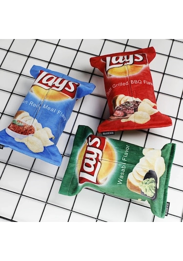 B-patates Cipsi Doku Kutusu Işık Lüks Asılı Banyo Doku Çanta Restoran Ev Soyut Kağıt Yaratıcı Araba Pazen Peçete Kutusu