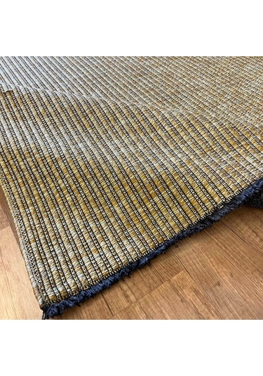 Hoom Rugs Mirel 7310 Yeşil Kaymaz Pamuklu Dekoratif Kilim