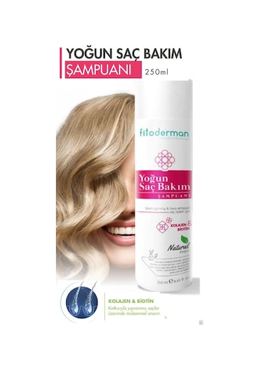Fitoderman Yoğun Saç Bakım Şampuanı 250 ML