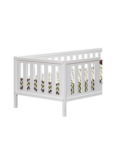 Montessori Yatak, Berlin Mdf Karyola + 1 Comfort Yatak - Beyaz