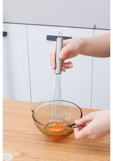 Paslanmaz Çelik Tel Çırpıcı Yumurtalık Sos Krema Çırpıcı Sos Karıştırıcı Çelik