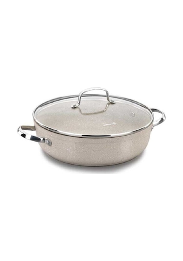 Korkmaz A1854 Granita Kısa Tencere 24 x 6.5 CM