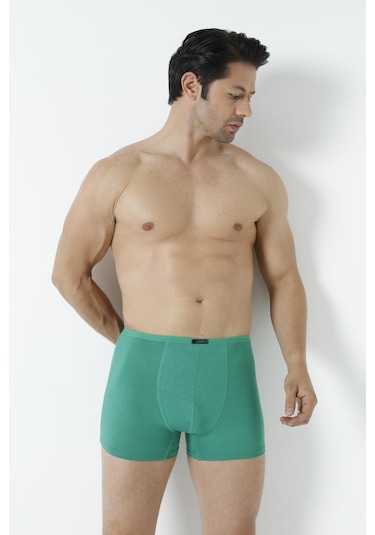 Arma Yıldız Erkek Bambu Boxer Yeşil İnce Bel Lastikli 5'li Paket-yeşil Yeşil