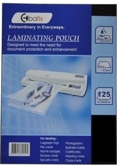 Bafix 303-426 Laminasyon Filmi A3 125 Micron 100Lü