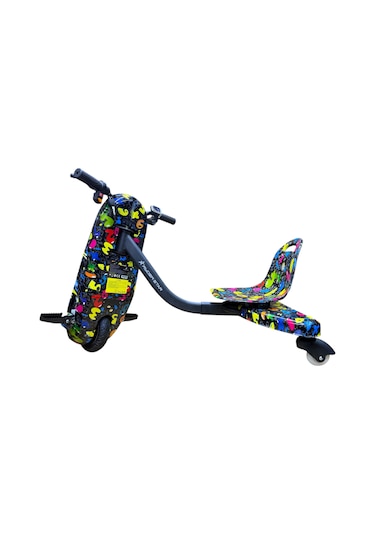 Ryder Star Drift Car Elektrikli Kaykay Dirift Kar Bluetoothlu RS-R1 Colors Numbers Grafiti