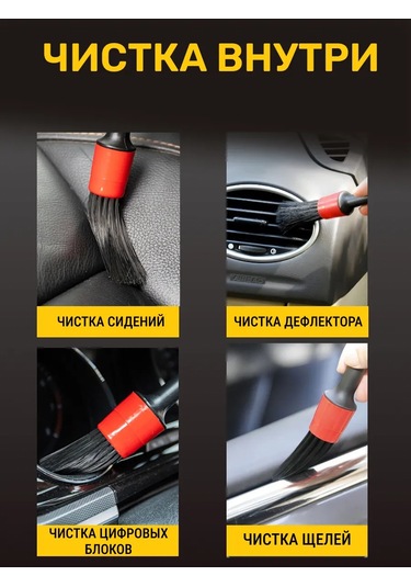 Tenza Home Araç Detaylı Temizlik İçin 5 Parçalık Fırça Seti 231541166