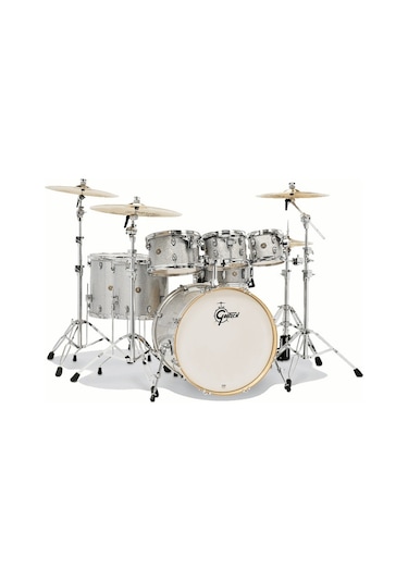 Gretsch Cm1-e826p-ss Catalina Maple 7 Parça Rock Shell Pack Akustik Davul Silver Sparkle