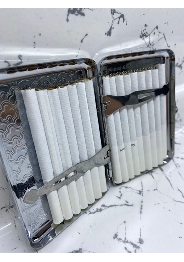 Metal Deri Sigara Tabakası, Sigara Kutusu N11.1336